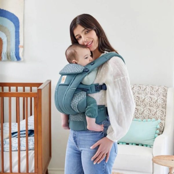 Omni Breeze Baby Carrier, SoftFlex Mesh - Twilight Blue Daisies on Sale