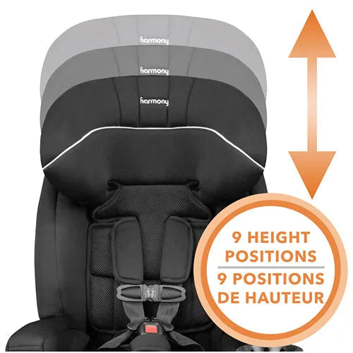 Harmony Defender MAX 360 3-in-1 Deluxe Car Seat - Midnight Cheap