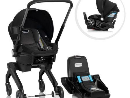 Evenflo Shyft DualRide Infant Car Seat and Stroller, Black Cheap