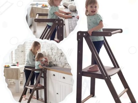 Wooden Step Stool for Preschool - Kid Chair That Grows Hot on Sale