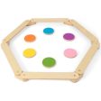 12-Piece Kids Wooden Balance Beam with Colorful Stepping Stones For Sale