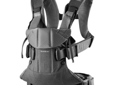 Baby Carrier One - Denim Gray Dark Gray   Cotton Mix Hot on Sale