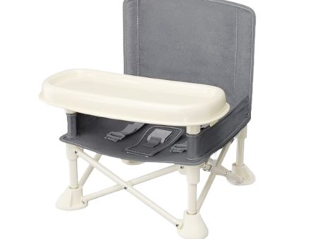 Portable Baby Chair | Camp Chair | Booster Seat With Removable Tray (Grey) Online