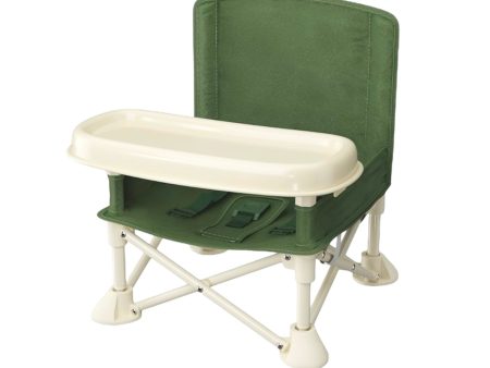 Portable Baby Chair | Camp Chair | Booster Seat With Removable Tray (Army Green) Cheap