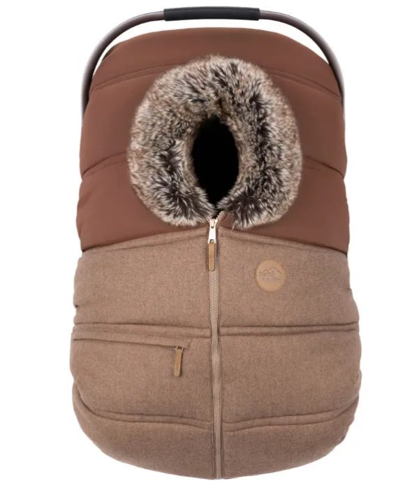 Winter Car Seat Cover - Wool Collection - Caramel Supply