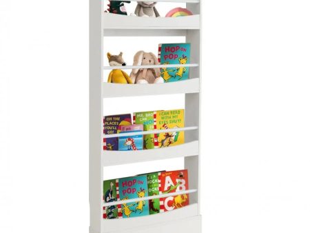 4-Tier Bookshelf with Anti-Tipping Kit Fashion