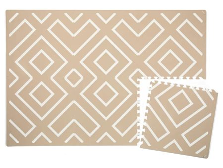 Modern Blocks Play Mat - Desert Sand Sale