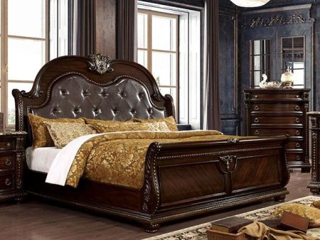 Fromberg Brown Cherry Cal.King Bed Fashion