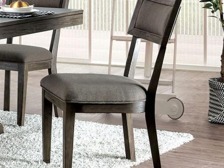 Leeds Gray Side Chair For Sale