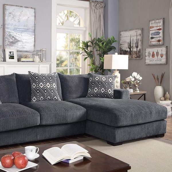 Kaylee L-Sectional w  Right Chaise For Cheap