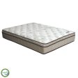 Lilium White Brown 13  Euro Pillow Top Mattress, Twin Online now