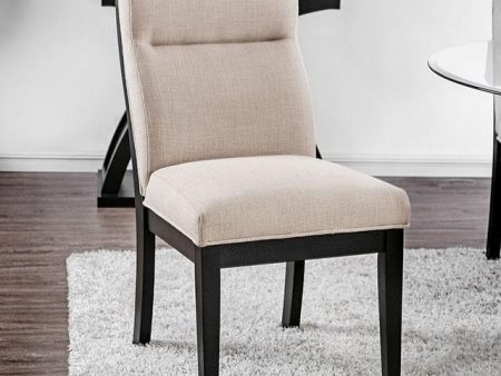 Jasmin Black White Side Chair (2 CTN) Cheap