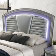 MADDIE E.King Bed, Silver Sale