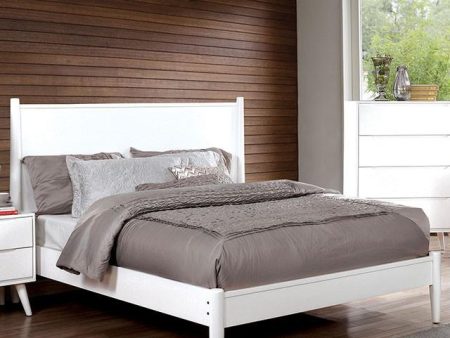 LENNART II White Cal.King Bed Online Hot Sale