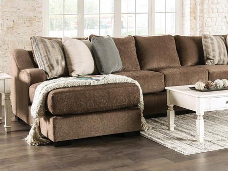 FARRINGDON Sectional, Brown For Cheap