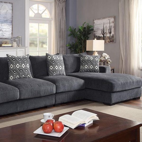 Kaylee Large L-Sectional w  Right Chaise Supply