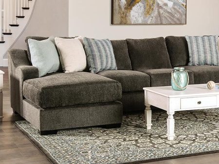 FARRINGDON Sectional, Dark Gray For Cheap