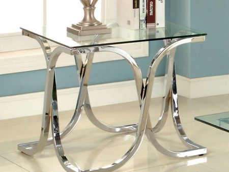 LUXA Chrome End Table For Sale