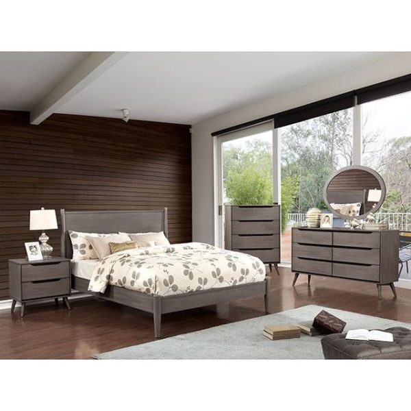 Lennart Gray E.King Bed For Discount