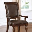 Alpena Brown Cherry Espresso Arm Chair (2 CTN) Cheap