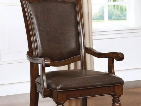 Alpena Brown Cherry Espresso Arm Chair (2 CTN) Cheap