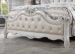 ROSALIND Cal.King Bed, Pearl White For Sale