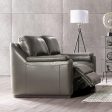 ALTAMURA Power Loveseat, Gray Online Sale