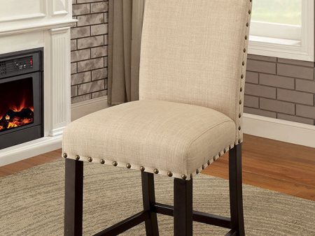 Kaitlin Light Walnut Beige Counter Ht. Chair (2 CTN) on Sale