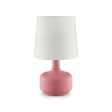 Farah Pink 17 H Matte Pink Table Lamp Cheap