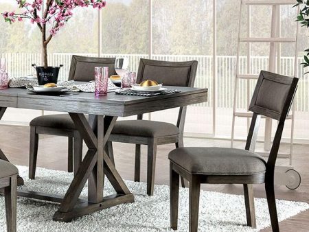 Leeds Gray Dining Table Discount