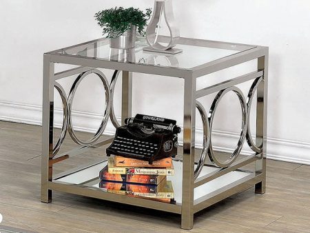 RYLEE Chrome End Table, Chrome Online Hot Sale