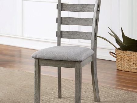 LAQUILA Side Chair (2 CTN), Gray Fashion