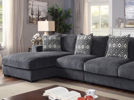 Kaylee Gray Large L-Shaped Sectional Cheap