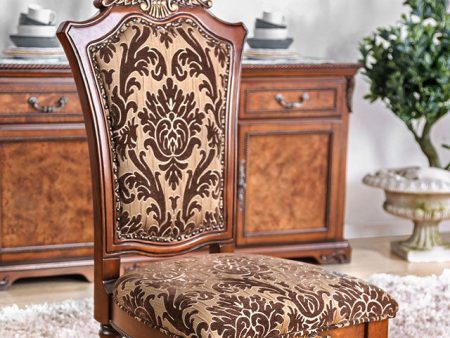 Lucie Brown Cherry Side Chair (2 CTN) Online