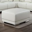 ALTHEA Ottoman, White Fashion