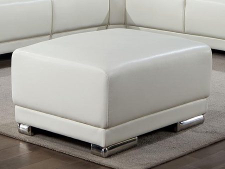 ALTHEA Ottoman, White Fashion