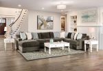 FARRINGDON Sectional, Dark Gray For Cheap