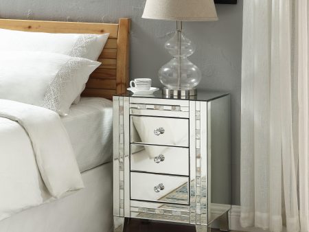 Nasa Mirrored & Mother Pearl Accent Table Online Sale