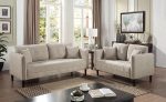 LYNDA Sofa w  Pillows, Light Gray Supply