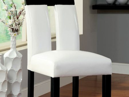 LUMINAR II Black White Counter Ht. Chair (2 CTN) Fashion