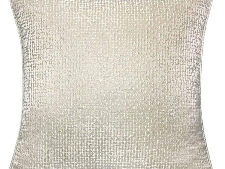 Leyla Silver 20  X 20  Pillow, Silver For Cheap