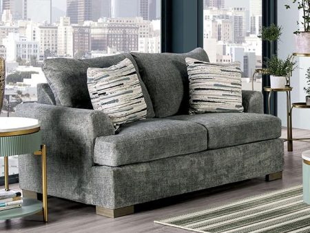 LEYTONSTONE Loveseat, Gray Fashion