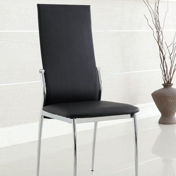 Kalawao Black Side Chair (2 CTN) For Cheap