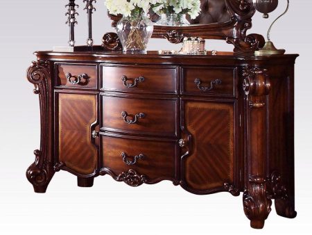 Acme Vendome Traditional Dresser Server with Four Drawers and Two Doors in Cherry 22005 For Discount