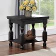 CALANDRA End Table, Antique Black Online Hot Sale