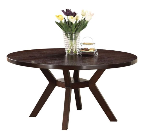 Acme Furniture Drake Round Dining Table in Espresso 16250 Supply