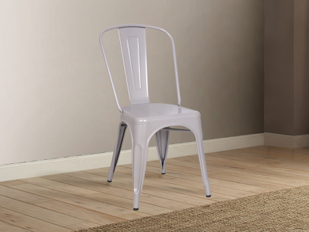 Jakia Silver Side Chair For Cheap