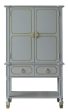 Acme Furniture House Marchese Cabinet in Pearl Gray 68865 Discount