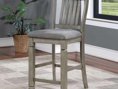 ANAYA Counter Ht. Chair (2 CTN), Gray Lt. Gray Cheap