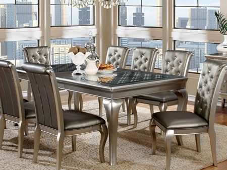 AMINA Champagne 84  Dining Table For Discount